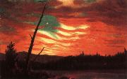 unknow artist Our flag in the sky oil painting on canvas